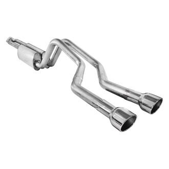 Stainless Works® - 304 SS Turbo Chambered Dual Cat-Back Exhaust System with Dual Rear Exit