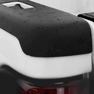 Stampede® - Rail Topz™ Smooth Black Bed Rail Caps with Stake Holes