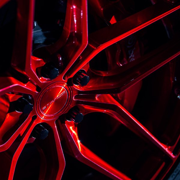 STANCE® -  Stance SF03 Custom Red on Dodge Hellcat