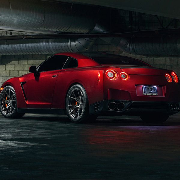 STANCE® -  Stance SF07 Brushed Gunmetal on Nissan GT-R