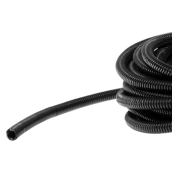 Standard® - 3/8" x 50' Black PVC Split Loom Tubing