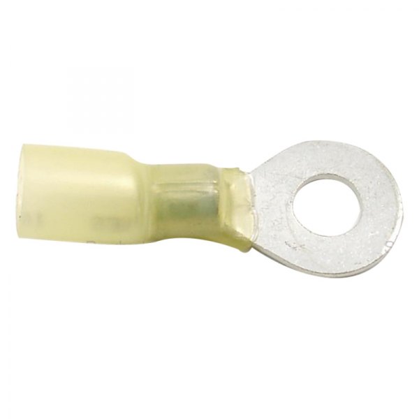 Standard® - Handypack™ 1/4" 12/10 Gauge Polyolefin Yellow Multiple Wall Adhesive Lined Tubing Ring Terminals