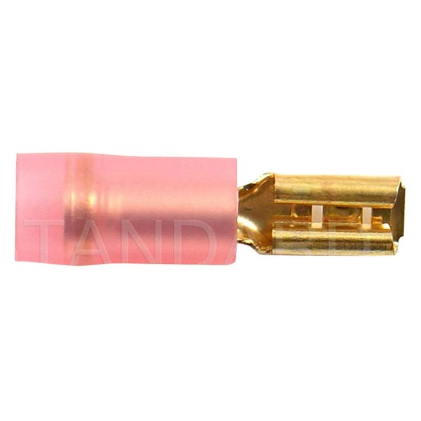 Standard® - Handypack™ 0.110" 22/18 Gauge Vinyl Insulated Gold Color Plated Red Female Quick Disconnect Connectors