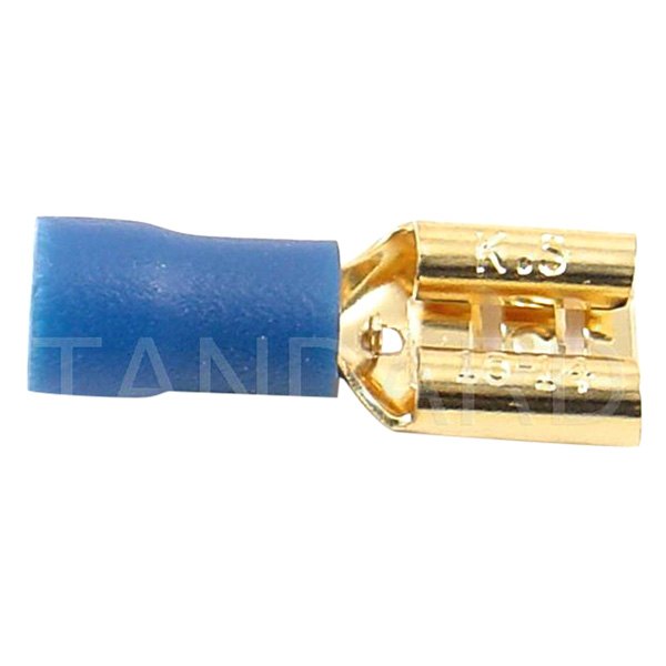 Standard® - Handypack™ 0.250" 16/14 Gauge Vinyl Insulated Gold Color Plated Blue Female Quick Disconnect Connectors