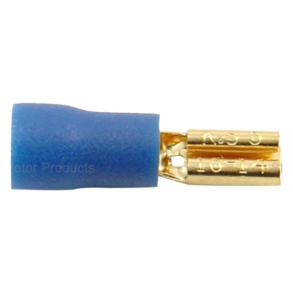Standard® - Handypack™ 0.110" 16/14 Gauge Vinyl Insulated Gold Color Plated Blue Female Quick Disconnect Connectors