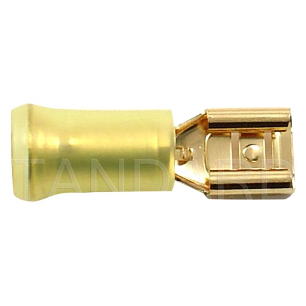 Standard® - Handypack™ 0.250" 12/10 Gauge Vinyl Insulated Gold Color Plated Yellow Female Quick Disconnect Connectors