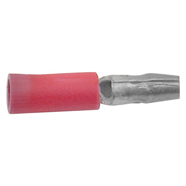 Standard® - 0.156" 22/18 Gauge Vinyl Insulated Red Male Bullet Connector