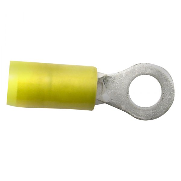 Standard® - #10 16/12 Gauge Nylon Insulated Yellow Heavy Duty Ring Terminal