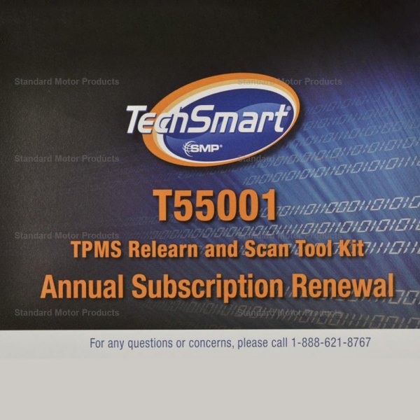  Standard® - TechSmart™ TPMS Renewal Certificate