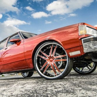 STATUS® - FANG Chrome with Custom Inserts on Chevy Caprice