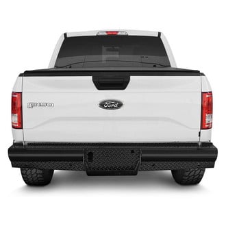 SteelCraft® - Full Width Black Rear HD Bumper