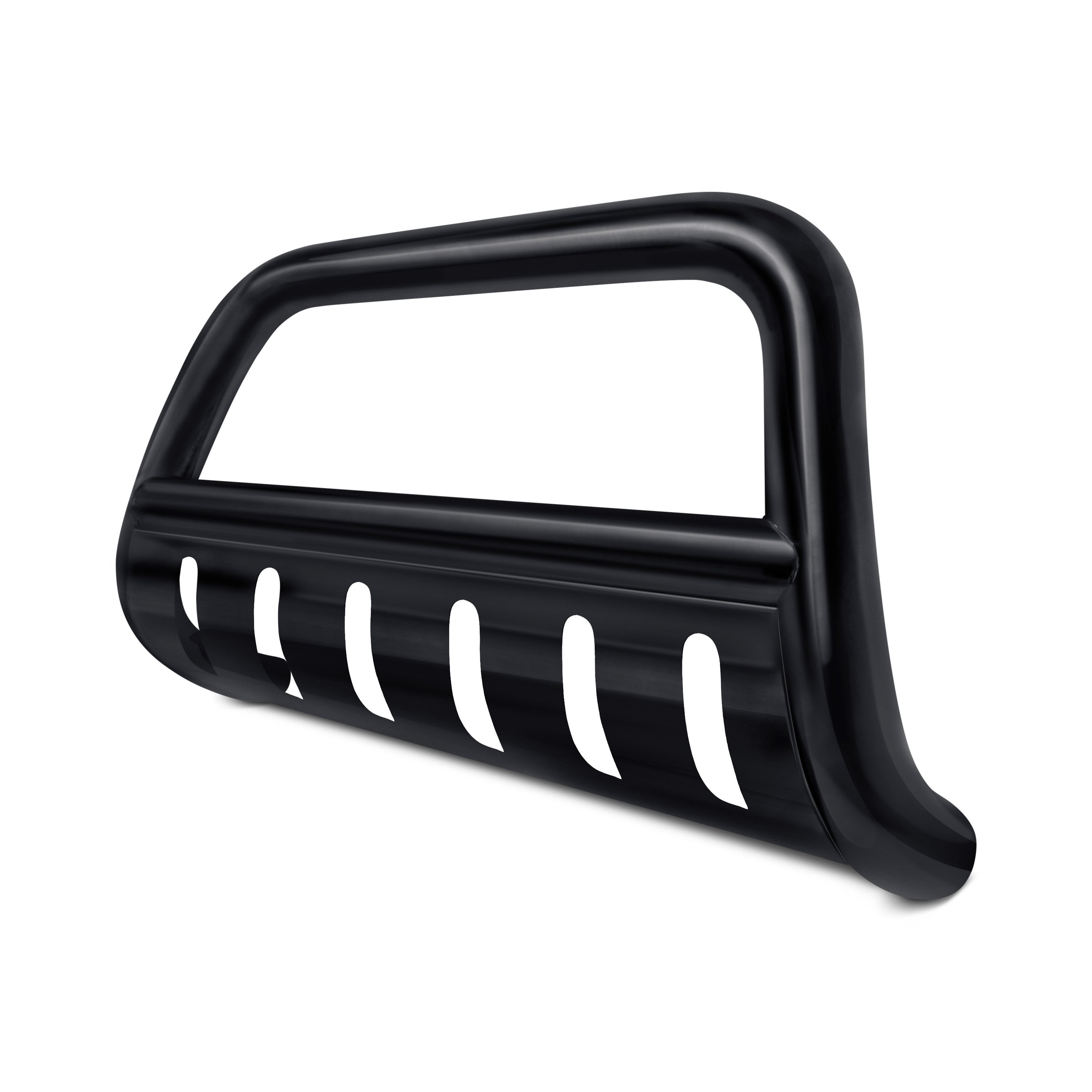 SteelCraft® Ford Excursion 2000 3" Black Bull Bar with Skid Plate