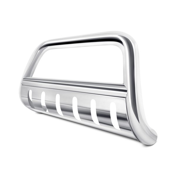 SteelCraft® - 3" Polished Bull Bar with Skid Plate