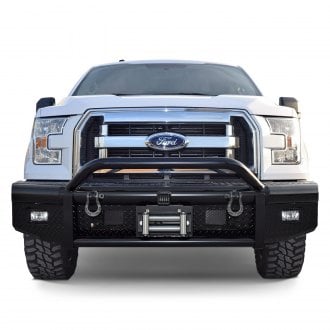 2016 Ford F-150 Custom 4x4 Off-Road Steel Bumpers – CARiD.com