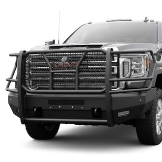 SteelCraft® - Elevation Series™ Full Width Black Front HD Bumper with Brush Guard