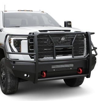 SteelCraft® - Elevation Series™ Full Width Black Front HD Bumper with Brush Guard