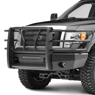 SteelCraft® - Elevation Series™ Full Width Black Front HD Bumper with Brush Guard