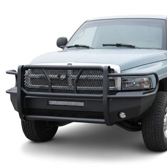 SteelCraft® - Elevation Series™ Full Width Black Front HD Bumper with Brush Guard