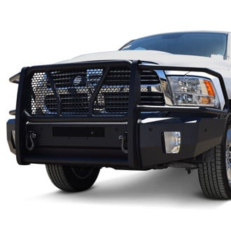 SteelCraft® - Elevation Series™ Full Width Black Front HD Bumper with Brush Guard