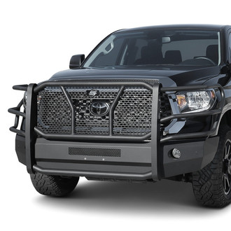 SteelCraft® - Elevation Series™ Full Width Black Front HD Bumper with Brush Guard