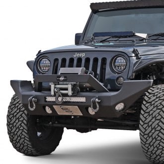 2014 Jeep Wrangler Custom 4x4 Off-Road Steel Bumpers – CARiD.com