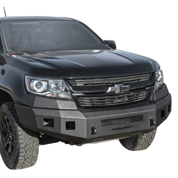 SteelCraft® - Fortis Full Width Front HD Textured Black Bumper