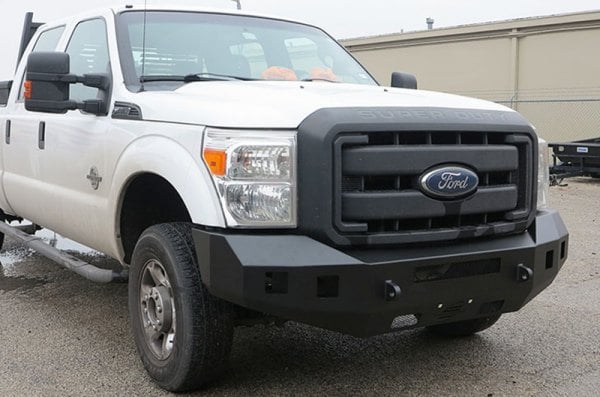 SteelCraft® - Fortis Full Width Textured Black Front HD Bumper SteelCraft® - Fortis Full Width Textured Black Front HD Bumper
