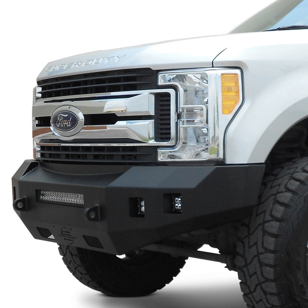 SteelCraft® - Ford F-350 2017 Fortis Full Width Black Front HD Bumper