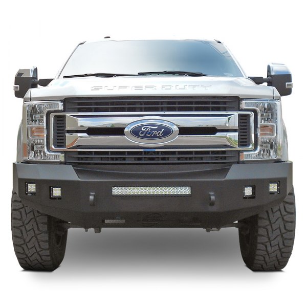 SteelCraft® - Fortis Full Width Textured Black Front HD Bumper SteelCraft® - Fortis Full Width Textured Black Front HD Bumper