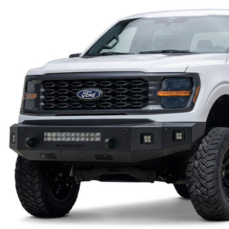 SteelCraft® - Fortis Full Width Textured Black Front HD Bumper