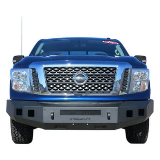 SteelCraft® - Fortis Full Width Textured Black Front HD Bumper