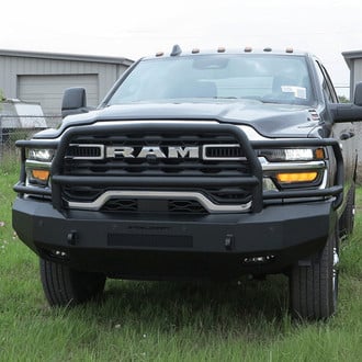 SteelCraft® - Fortis Maxx Full Width Front HD Bumper with Grille Guard