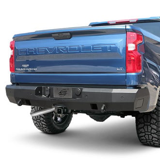 SteelCraft® - Fortis Full Width Textured Black Rear HD Bumper