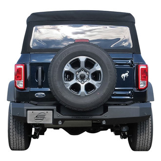 SteelCraft® - Fortis Full Width Textured Black Rear HD Bumper