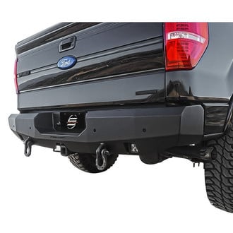 SteelCraft® - Fortis Full Width Textured Black Rear HD Bumper