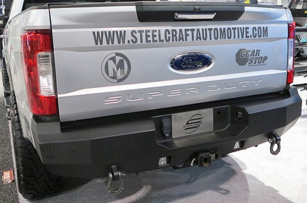 SteelCraft® - Fortis Full Width Rear HD Textured Black Bumper