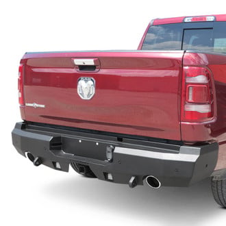 SteelCraft® - Fortis Full Width Textured Black Rear HD Bumper