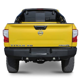 SteelCraft® - Fortis Full Width Textured Black Rear HD Bumper