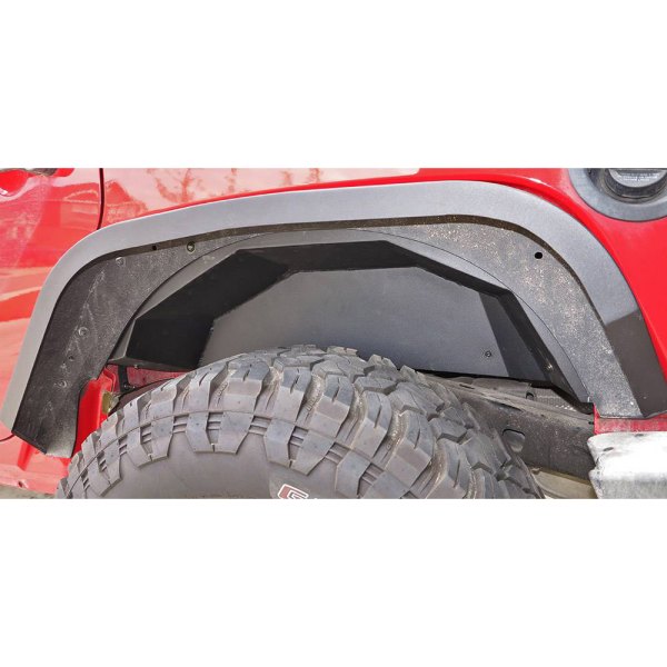 SteelCraft® - Fine Textured Black Steel Rear Fender Liners