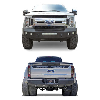 Steelcraft® - 2-Pc Fortis Full Width Front HD Bumper Kit