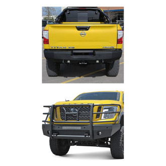 Steelcraft® - 2-Pc Full Width Front HD Bumper Kit