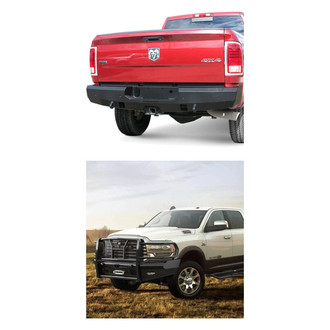 Steelcraft® - 2-Pc Full Width Front Winch HD Bumper Kit