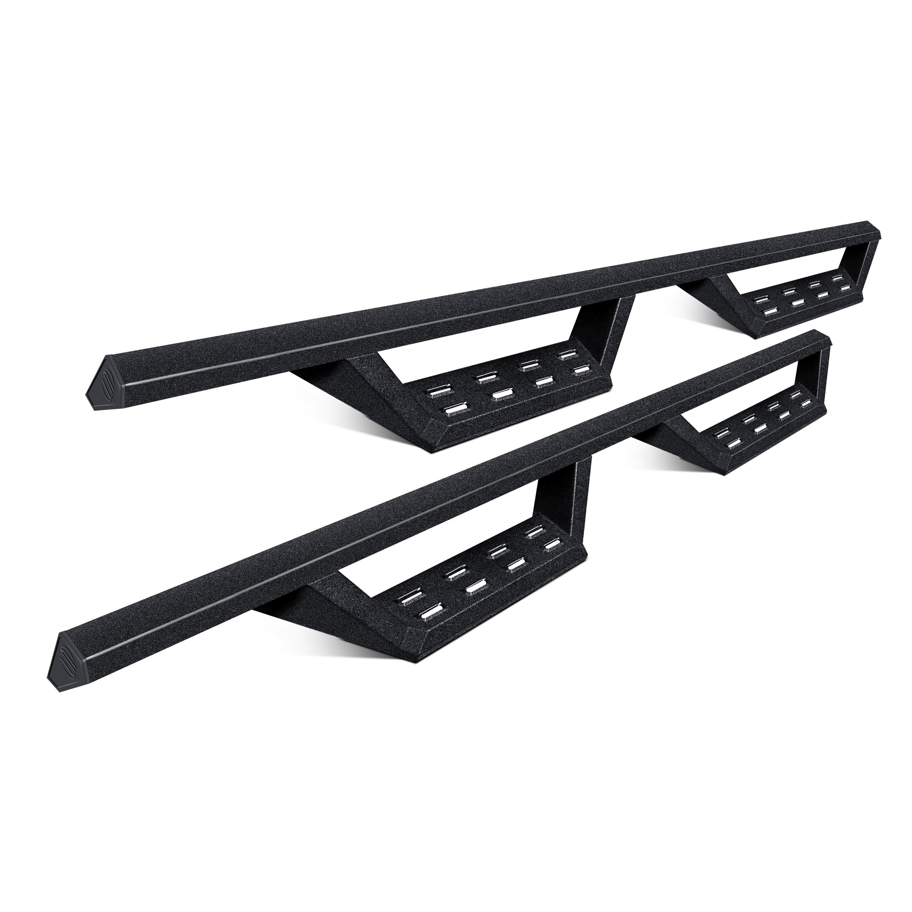 Steelcraft® 700-40900 - STX Series Cab Length Black Drop Steps