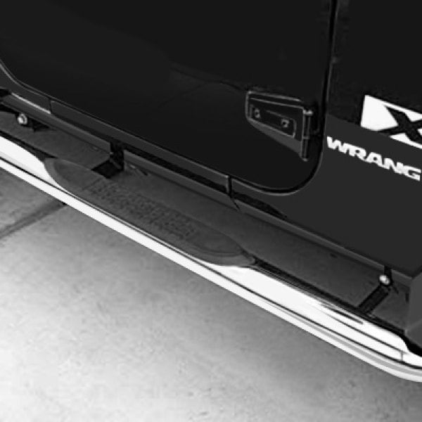 SteelCraft® - Oval Side Steps on Jeep Wrangler