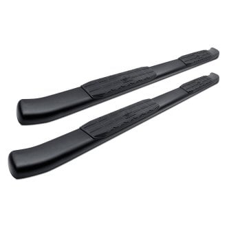 SteelCraft® - 4" 4X Series Cab Length Black Oval Side Bars