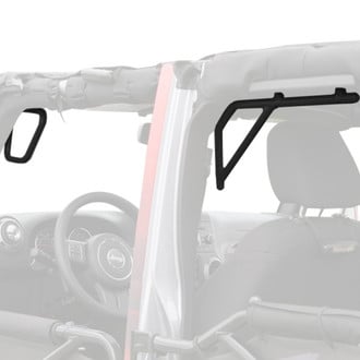 Steinjager® - Rigid Design Black Front and Rear Grab Handle Kit