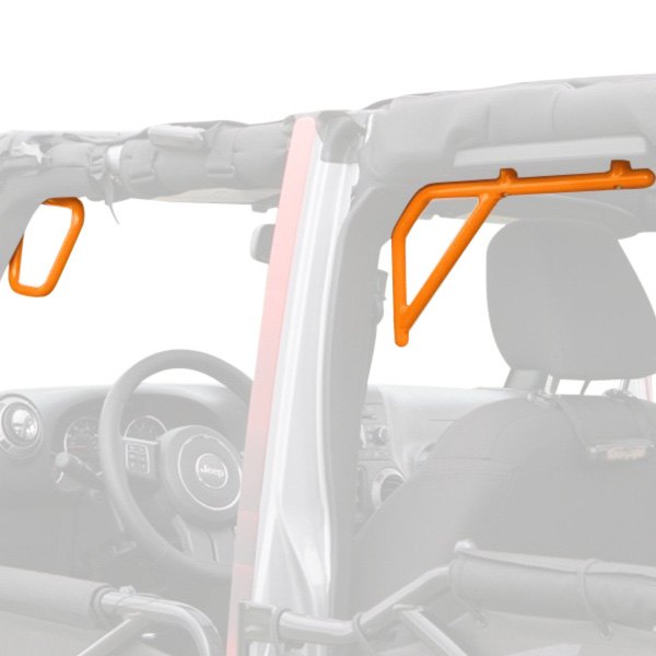 Steinjager® - Rigid Design Fluorescent Orange Front and Rear Grab Handle Kit