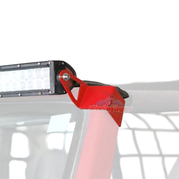 Steinjager® - Windshield Frame 50" 288W Dual Row Red Baron Housing Combo Spot/Flood Beam LED Light Bar Kit