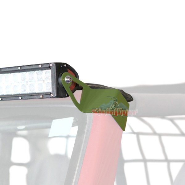 Steinjager® - Windshield Frame 50" 288W Dual Row Locas Green Housing Combo Spot/Flood Beam LED Light Bar Kit