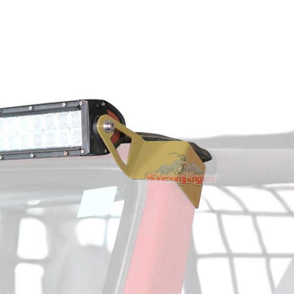 Steinjager® - Windshield Frame 50" 288W Dual Row Military Beige Housing Combo Spot/Flood Beam LED Light Bar Kit